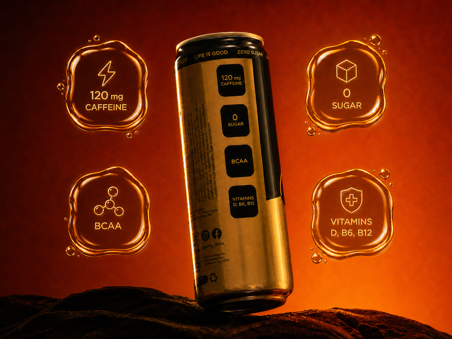 OMG ENERGY DRINK 12 can pack